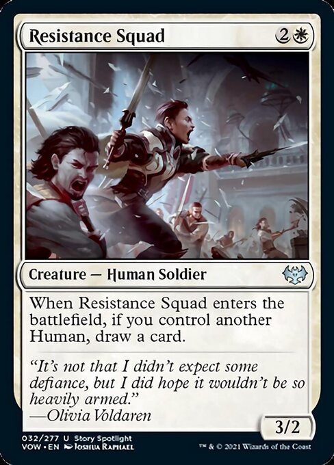 Resistance Squad (Innistrad: Crimson Vow) Near Mint - Nick Nack's Full Frontal Attack