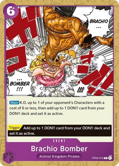 Brachio Bomber (Starter Deck 4: Animal Kingdom Pirates) Near Mint - Nick Nack's Full Frontal Attack