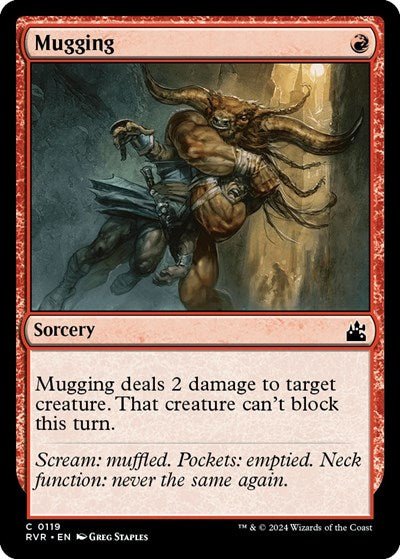 Mugging (Ravnica Remastered) Near Mint - Nick Nack's Full Frontal Attack