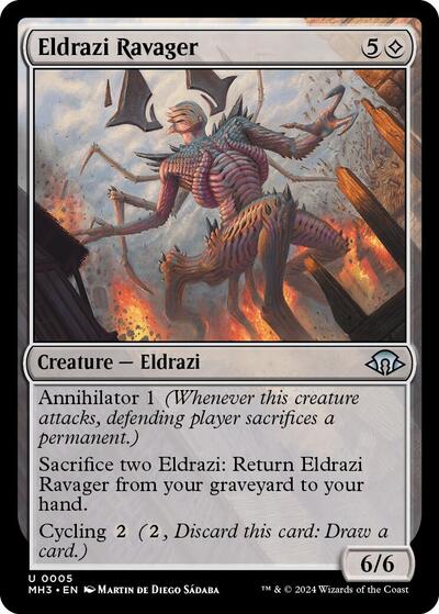 Eldrazi Ravager (Modern Horizons 3) Near Mint - Nick Nack's Full Frontal Attack