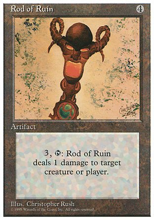 Rod of Ruin (4th Edition) Light Play - Nick Nack's Full Frontal Attack