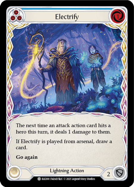 Electrify (Blue) (Tales of Aria) Near Mint Unlimited - Nick Nack's Full Frontal Attack