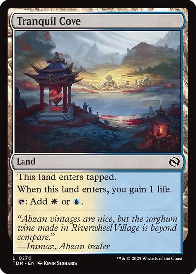Tranquil Cove (Tarkir: Dragonstorm) Near Mint - Nick Nack's Full Frontal Attack
