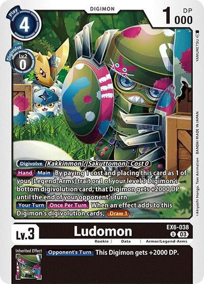 Ludomon (Infernal Ascension) Near Mint - Nick Nack's Full Frontal Attack