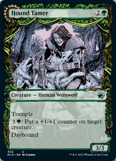 Hound Tamer / Untamed Pup (Showcase) (Innistrad: Midnight Hunt) Near Mint - Nick Nack's Full Frontal Attack