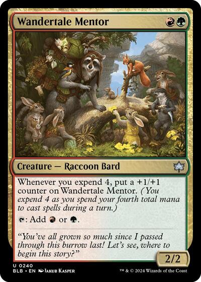 Wandertale Mentor (Bloomburrow) Near Mint