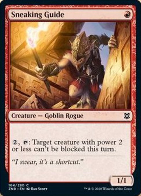 Sneaking Guide (Zendikar Rising) Near Mint - Nick Nack's Full Frontal Attack