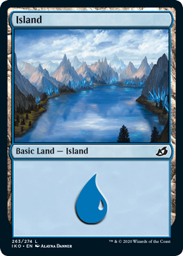 Island (263) (Ikoria: Lair of Behemoths) Near Mint - Nick Nack's Full Frontal Attack