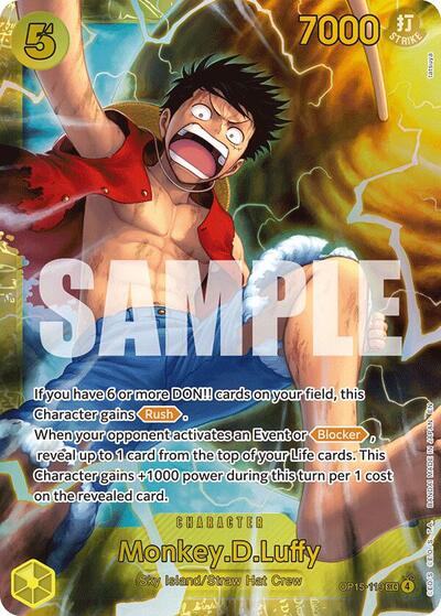 Monkey.D.Luffy (OP15-119) (Adventure on Kami's Island) Near Mint Foil
