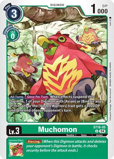 Muchomon (Starter Deck 18: Guardian Vortex) Near Mint - Nick Nack's Full Frontal Attack
