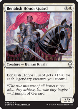 Benalish Honor Guard (Dominaria) Near Mint - Nick Nack's Full Frontal Attack