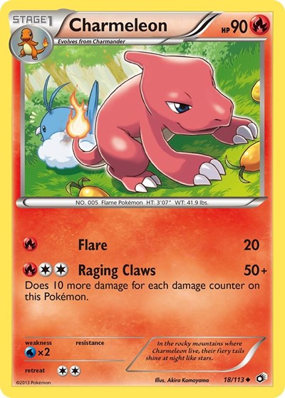 Charmeleon (Legendary Treasures) Light Play