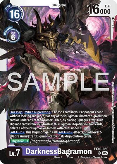 DarknessBagramon (Sinister Order) Near Mint Foil - Nick Nack's Full Frontal Attack
