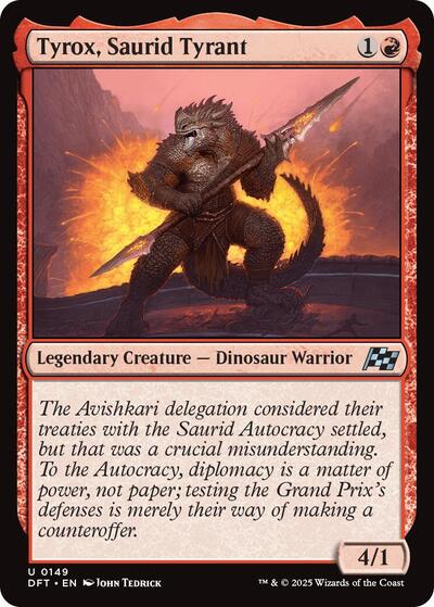Tyrox, Saurid Tyrant (Aetherdrift) Near Mint