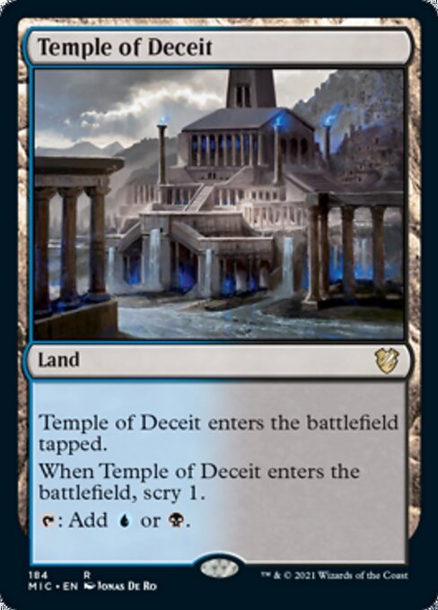 Temple of Deceit (Commander 2021 Midnight Hunt) Near Mint - Nick Nack's Full Frontal Attack
