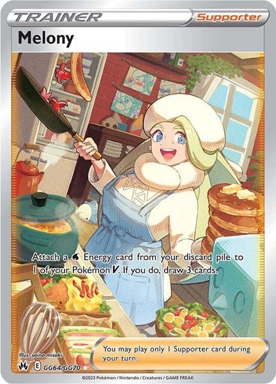 Melony (Crown Zenith: Galarian Gallery) Near Mint Holofoil - Nick Nack's Full Frontal Attack