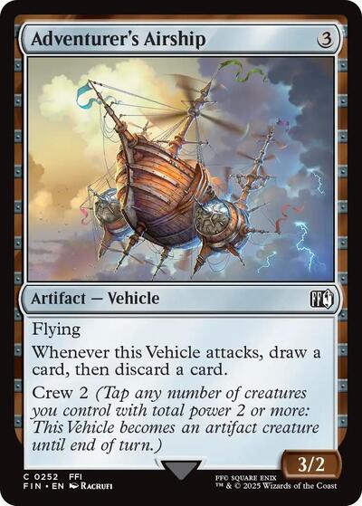 Adventurer's Airship (Universes Beyond: FINAL FANTASY) Near Mint Foil - Nick Nack's Full Frontal Attack