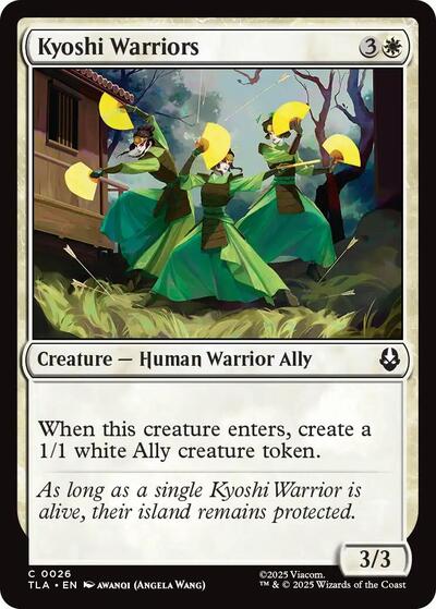 Kyoshi Warriors (Avatar: The Last Airbender) Near Mint - Nick Nack's Full Frontal Attack
