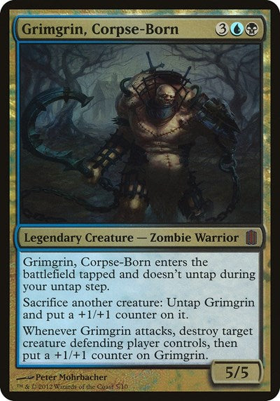 Grimgrin, Corpse-Born (Commander's Arsenal) (Oversize Cards) Near Mint Foil
