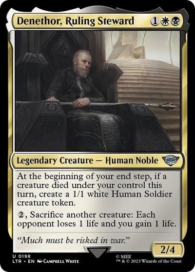 Denethor, Ruling Steward (Universes Beyond: The Lord of the Rings: Tales of Middle-earth) Near Mint - Nick Nack's Full Frontal Attack
