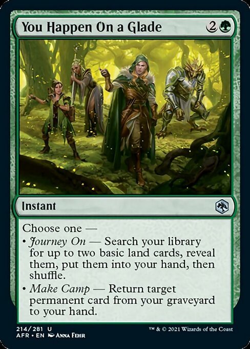 You Happen On a Glade (Adventures in the Forgotten Realms) Near Mint - Nick Nack's Full Frontal Attack