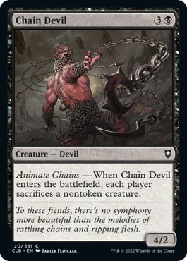 Chain Devil (Commander Legends: Battle for Baldur's Gate) Near Mint - Nick Nack's Full Frontal Attack