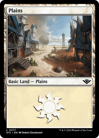 Plains (0277) (Outlaws of Thunder Junction) Near Mint Foil