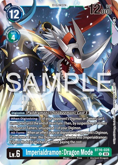 Imperialdramon: Dragon Mode (Beginning Observer) Near Mint - Nick Nack's Full Frontal Attack