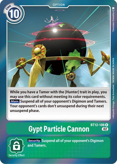 Gypt Particle Cannon (Across Time) Near Mint Foil - Nick Nack's Full Frontal Attack