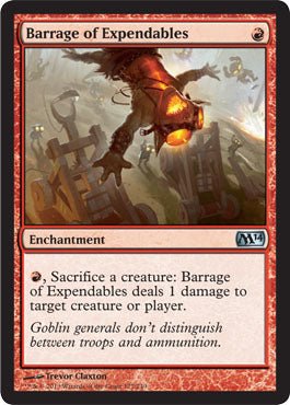 Barrage of Expendables (Magic 2014 Core Set) Near Mint - Nick Nack's Full Frontal Attack