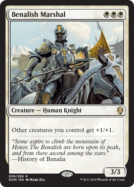 Benalish Marshal (Dominaria) Near Mint