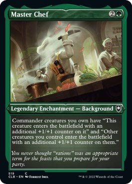 Master Chef (Etched Foil) (Commander Legends: Battle for Baldur's Gate) Near Mint Foil - Nick Nack's Full Frontal Attack