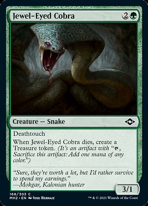 Jewel-Eyed Cobra (Modern Horizons 2) Near Mint - Nick Nack's Full Frontal Attack