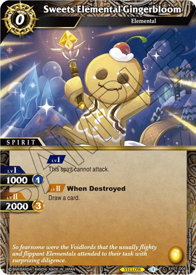 Sweets Elemental Gingerbloom (Expansion Set 01: Elemental Spark) Near Mint Holofoil