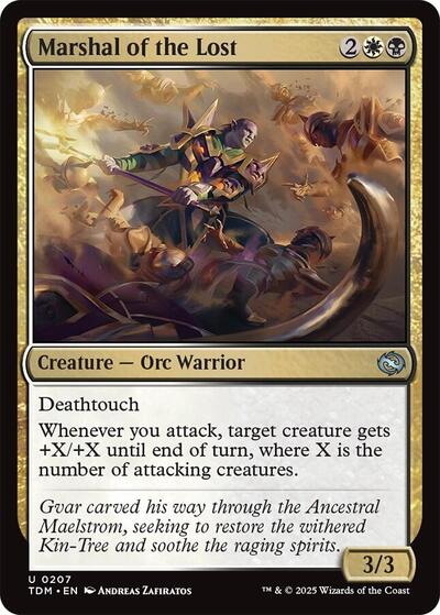 Marshal of the Lost (Tarkir: Dragonstorm) Near Mint - Nick Nack's Full Frontal Attack