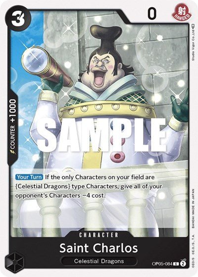 Saint Charlos (Awakening of the New Era) Near Mint - Nick Nack's Full Frontal Attack