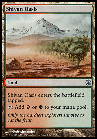Shivan Oasis (Duel Decks: Phyrexia vs The Coalition) Near Mint
