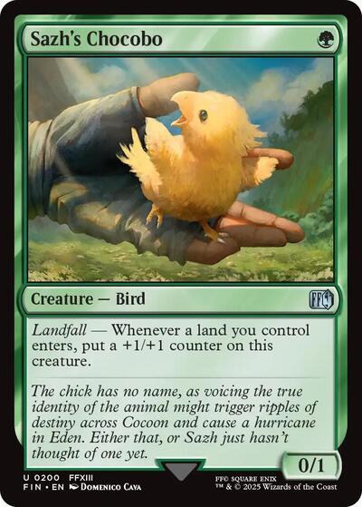 Sazh's Chocobo (Universes Beyond: FINAL FANTASY) Near Mint - Nick Nack's Full Frontal Attack