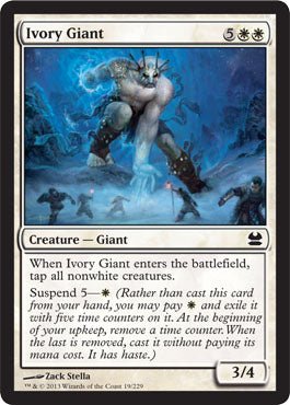 Ivory Giant (Modern Masters) Near Mint - Nick Nack's Full Frontal Attack