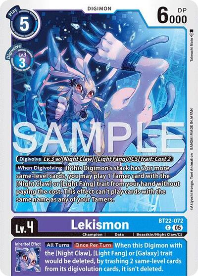 Lekismon (Cyber Eden) Near Mint