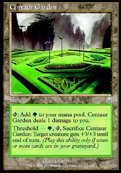 Centaur Garden (Odyssey) Light Play Foil - Nick Nack's Full Frontal Attack