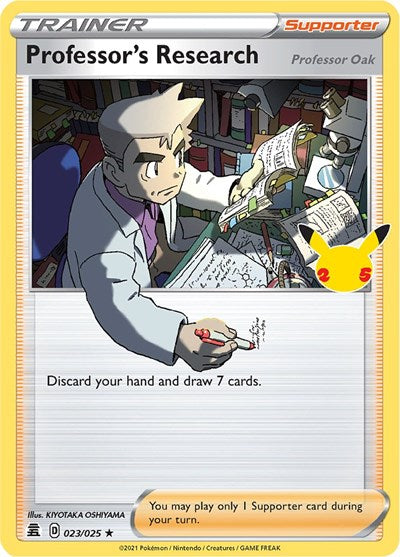 Professor's Research (Celebrations) Near Mint Holofoil