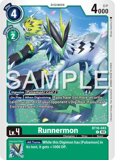 Runnermon (Beginning Observer) Near Mint