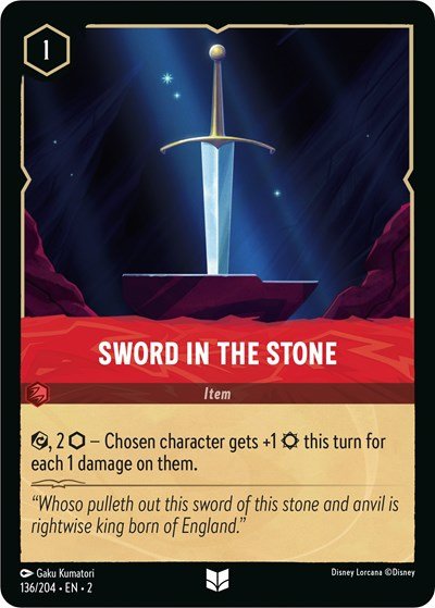 Sword in the Stone (Rise of the Floodborn) Near Mint - Nick Nack's Full Frontal Attack