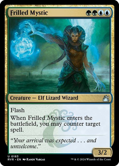 Frilled Mystic (Ravnica Remastered) Near Mint - Nick Nack's Full Frontal Attack