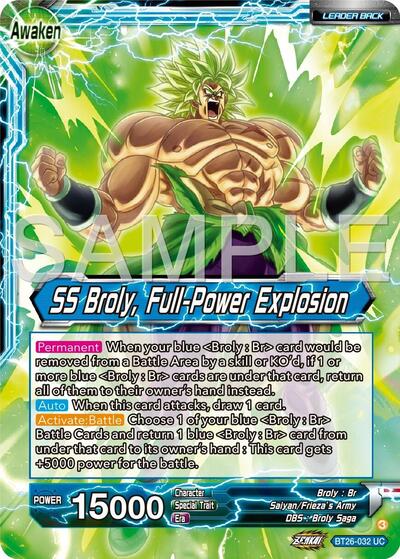 Broly // SS Broly, Full-Power Explosion (Ultimate Advent) Near Mint