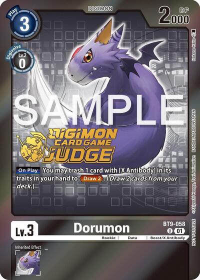 Dorumon (Judge Pack 5) (X Record) Near Mint Foil