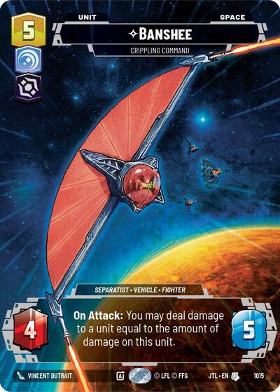 Banshee Crippling Command (Prestige) (Jump to Lightspeed) Near Mint - Nick Nack's Full Frontal Attack
