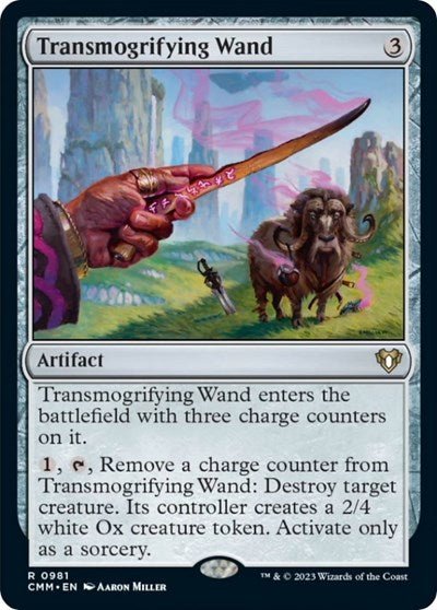 Transmogrifying Wand (Commander Masters) Near Mint - Nick Nack's Full Frontal Attack