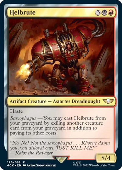 Helbrute (Universes Beyond: Warhammer 40K) Near Mint - Nick Nack's Full Frontal Attack